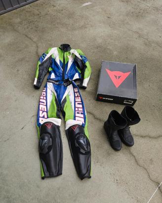 tuta dainese taglia 40 scarponi taglia 38