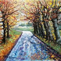 Quadro da collezione olio pittore P.Dell’Averana