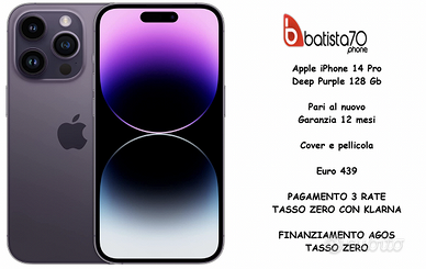 Apple iPhone 14 Pro Deep Purple 128 Gb