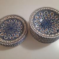 Servizi piatti in ceramica marocchina 