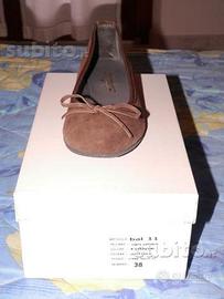 Ballerine in camoscio nr.38 modello ragazza/donna