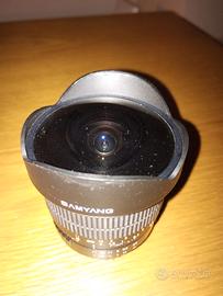Samyang 8mm T/3.8 Fish Eye CS