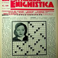 Settimana enigmistica anno 1933