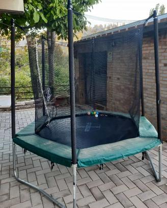 Trampolino Salta Salta Hexagonal 240