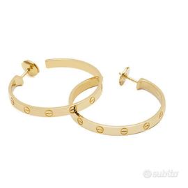 Orecchini Love Cartier in oro giallo 18kt