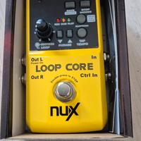 Nux Loop Core Stereo pedale Looper e Drum Machine 