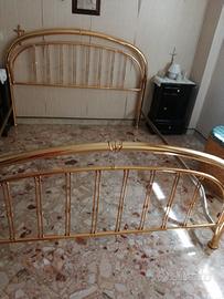 testiera in ottone bagno oro