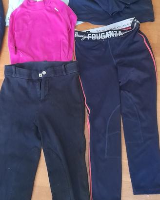 abbigliamento equitazione bambina 10 anni