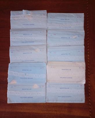 Bordo Pizzo Dentelle Valencienne 10 m x 10 Pezzi