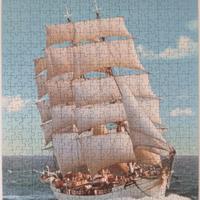 Puzzle Vintage 1980 Veliero 500 Pezzi 36x50 Intero