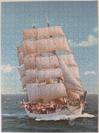 Puzzle Vintage 1980 Veliero 500 Pezzi 36x50 Intero