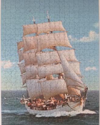 Puzzle Vintage 1980 Veliero 500 Pezzi 36x50 Intero