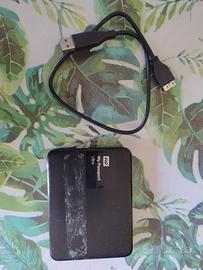 western Digital 1 TB hard disk esterno 