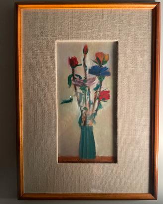 AUTENTICO OMICCIOLI FIORI NEL VASO VERDE, 1959