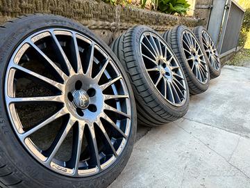 Cerchi 18 OZ Superturismo + DUNLOP per Alfa GT/156