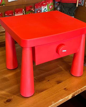 Tavolino IKEA serie MAMMUT con Cassetto