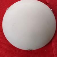 plafoniera in vetro tonda da 30cm