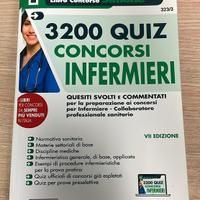 Libro con quiz per concorsi infermieri