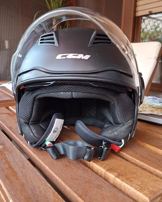 Casco jet CGM 169A ILLI MONO Nero opaco taglia XL