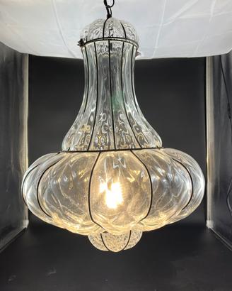 Lanterna lampadario Murano Venezia soffiato a mano
