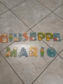 lettere di legno per bambini 