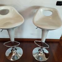 Sgabello Sgabelli bianchi da bar