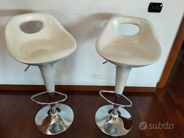 Sgabello Sgabelli bianchi da bar