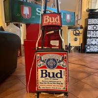 Insegna pubblicità rara birra bud