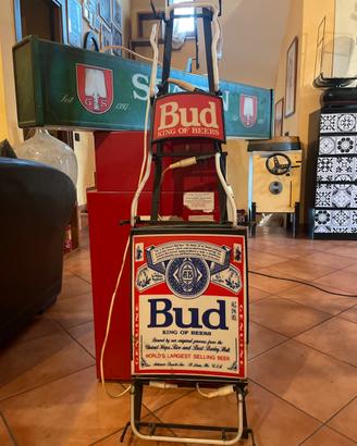 Insegna pubblicità rara birra bud