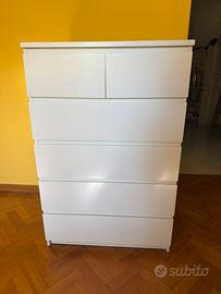 Cassettiera malm ikea 6 cassetti