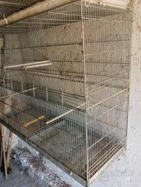 2 gabbie da 120x 60 sovrapposte