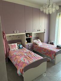 Cameretta a ponte due letti