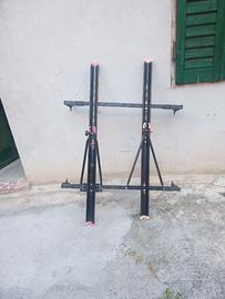 Porta pacchi fiat panda più due porta biciclette