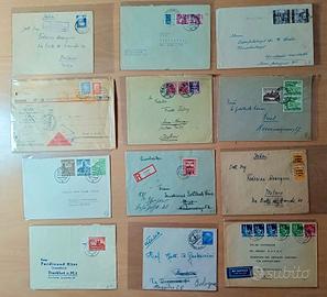Lotto 31 buste affrancate tedesche con timbri