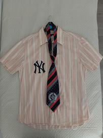 Camicia + cravatta S. Oliver Men tg 42 logo NY