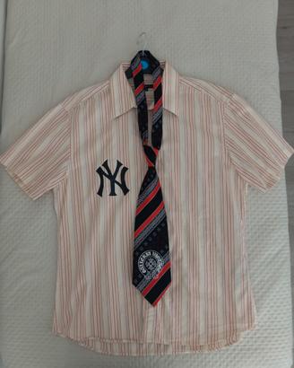 Camicia + cravatta S. Oliver Men tg 42 logo NY