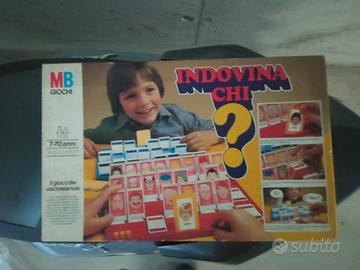 Gioco di società indovina chi degli anni 80