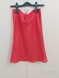 GONNA ROSSA PURA SETA "Prisma" gruppo Max Mara