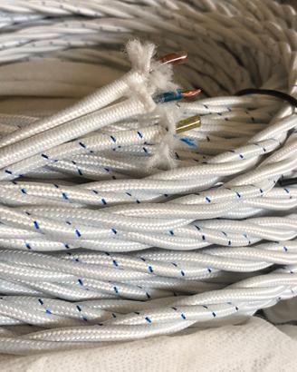 CAVO ELETTRICO TESSILE TRECCIATO 3X 1,50 mmq