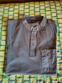 Camicia con collo alla coreana