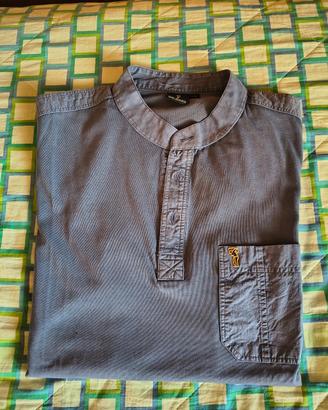 Camicia con collo alla coreana