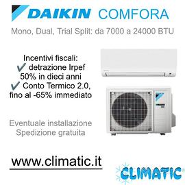 Condizionatore Daikin Comfora Bluevolution