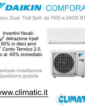 Condizionatore Daikin Comfora Bluevolution