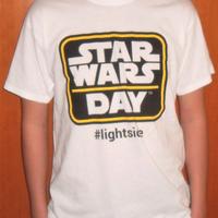 Maglietta Star Wars Day lightside t shirt vintage