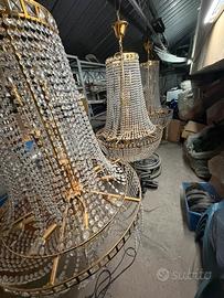 lampadario in cristallo