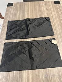 coppia Fodere cuscini nero