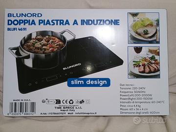 Doppia Piastra a Induzione Blu Nord