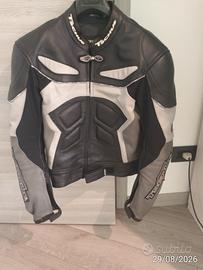 tuta in pelle Tschul con zip