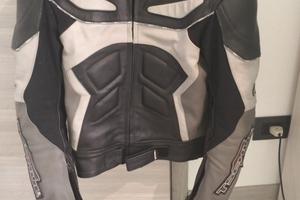 tuta in pelle Tschul con zip