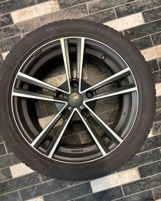 4 Cerchi 17 pollici  5x120 con gomme